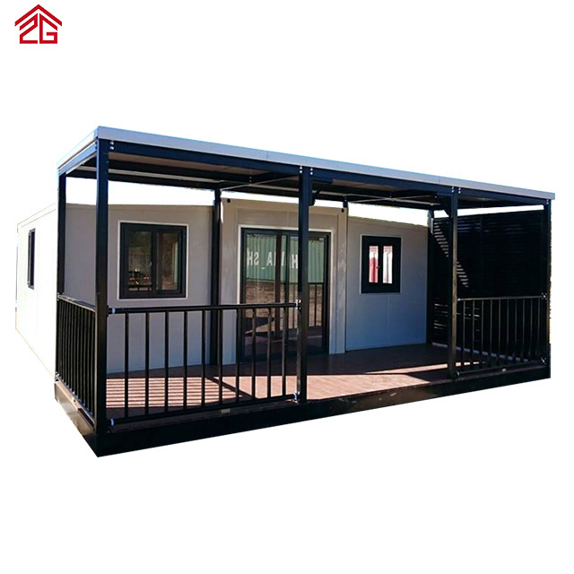 Extended Foldable Prefab Container Homes/40ft Folding Living Container/expandable Cabin Foldable Container House Allstar Modern