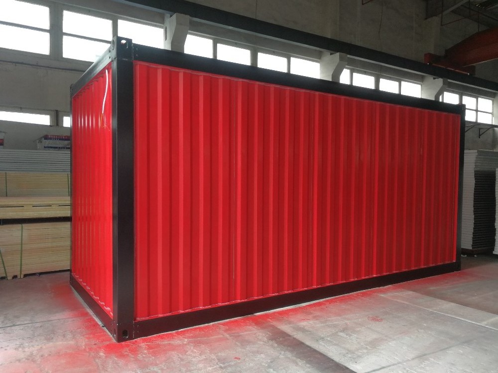 Supplier House Container Office Cost-saving Temporary Use 20ft Containers Gold Used for Glass China Allstar Foldable Shop Modern