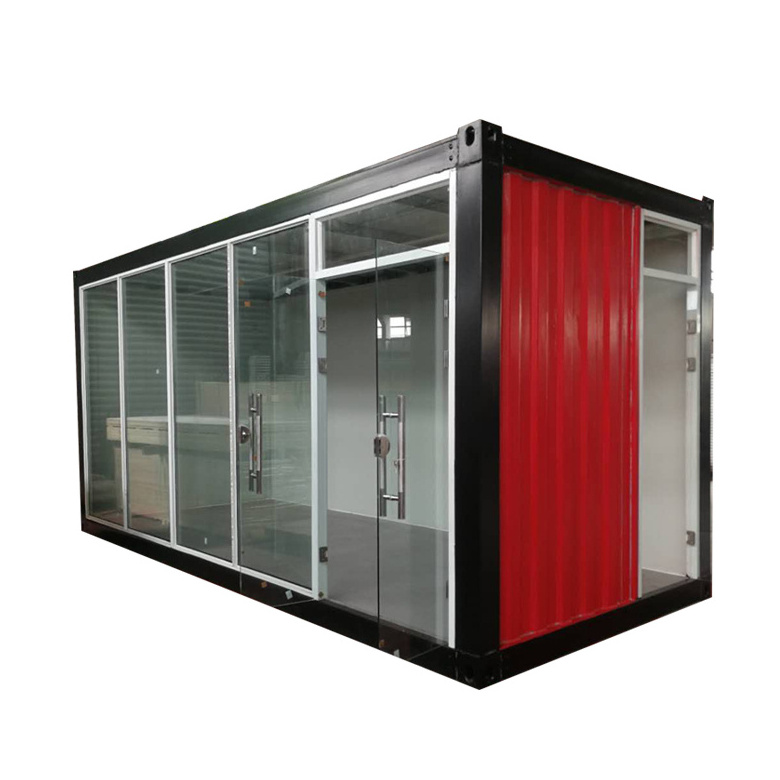 Supplier House Container Office Cost-saving Temporary Use 20ft Containers Gold Used for Glass China Allstar Foldable Shop Modern