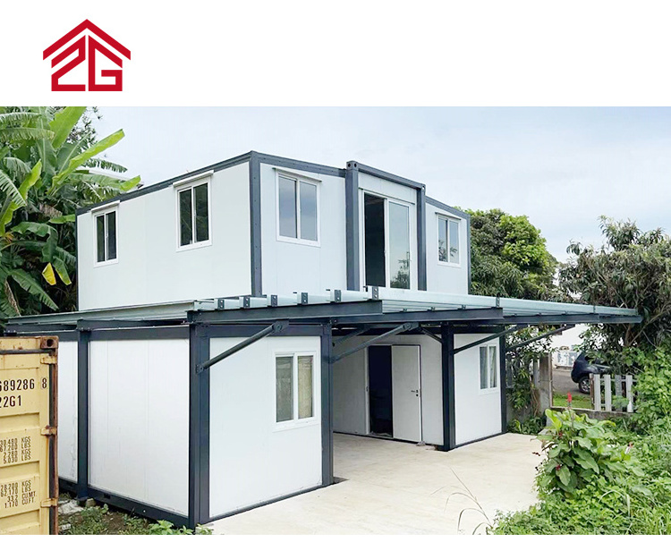 Extended Foldable Prefab Container Homes/40ft Folding Living Container/expandable Cabin Foldable Container House Allstar Modern