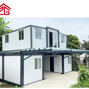 Extended Foldable Prefab Container Homes/40ft Folding Living Container/expandable Cabin Foldable Container House Allstar Modern