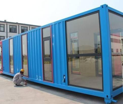 Fashionable, Modular,high Quality Corrugated Flat Pack Containers House Prefabricated Steel Modern Mobile Coffee Shop Customized