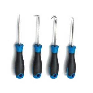 Auto General Repair Tools, 4PCS Hook and Pick Set with Coating Handle