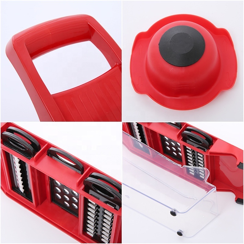 6in1 manual vegetable cutter online salad master multifunctional vegetable cutter