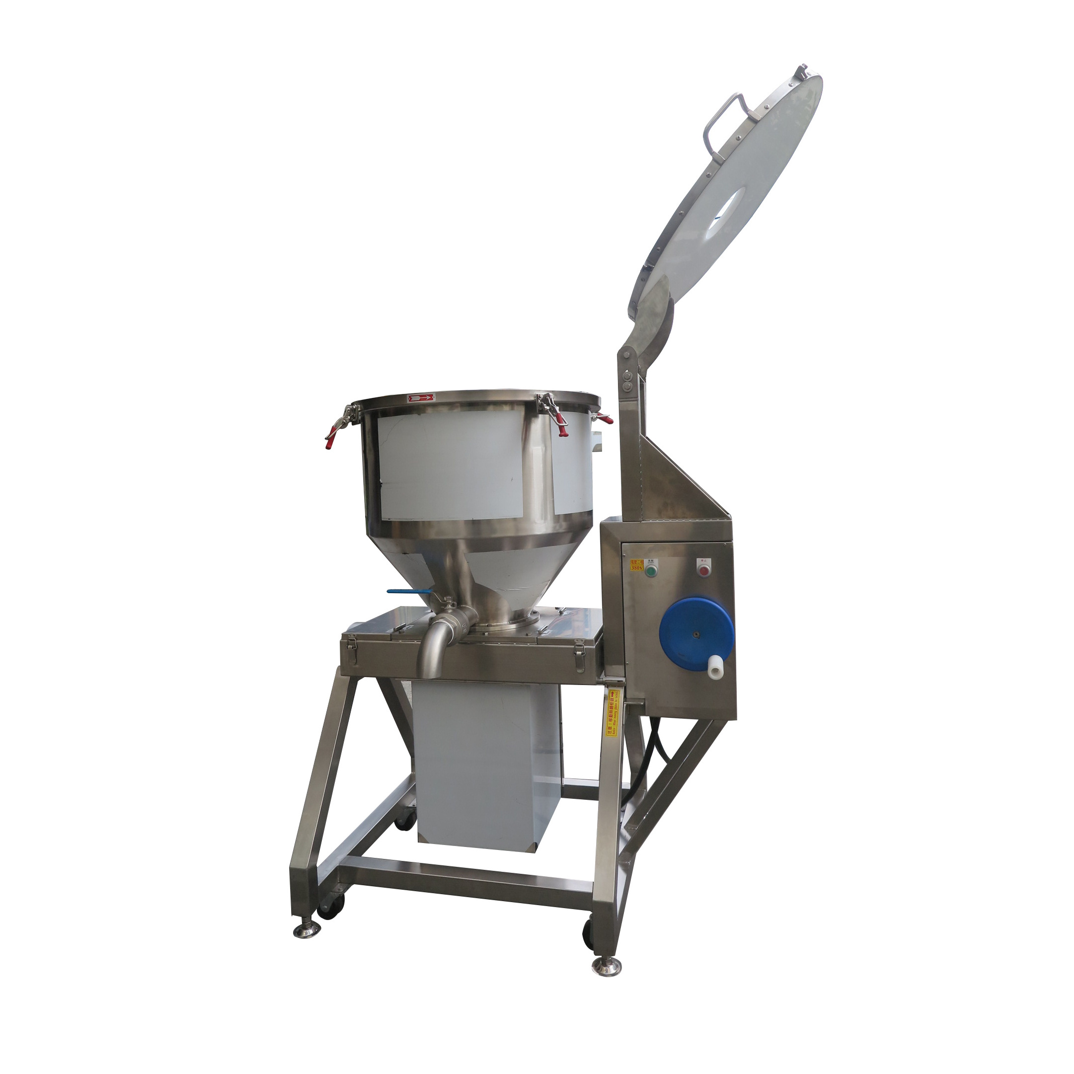 120L Fruit Paste Juice Jam Blending Machine Industrial Lemon Apple Blender Pepper Chili Tomato Sauce Grinding Making Machine