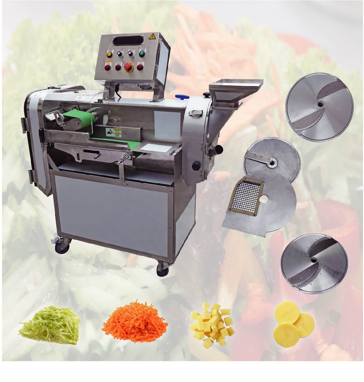 Food Grade onion cabbage cucumber slicer dicer shredder electric vegetable cutting machine price