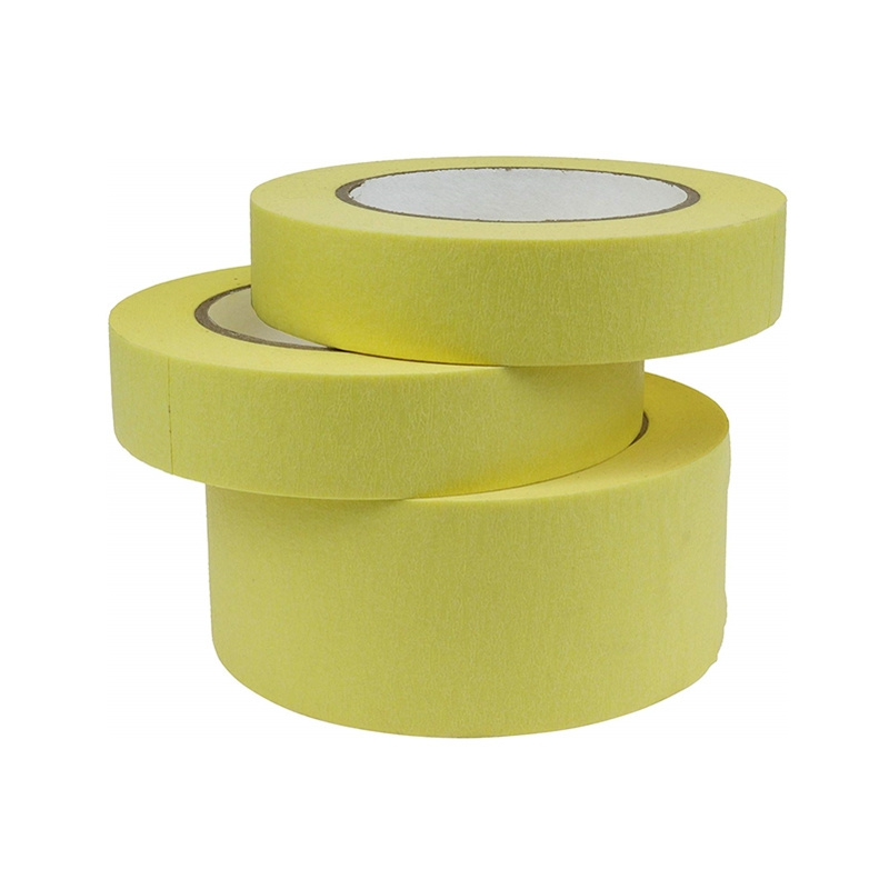 High Temperature Resistant Yellow Auto Painting 388N Automotive Refinish Masking Tape