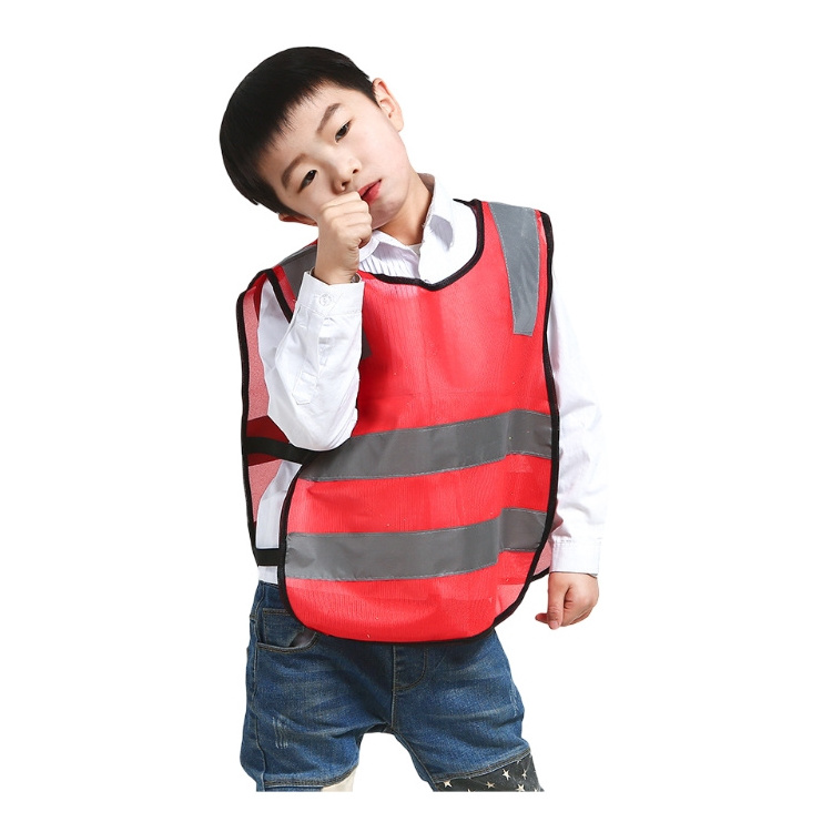 Neon Yellow Kids Safety Vest High Visibility Reflect Wholesale Safety Vest Reflective Safety Vest For Kids