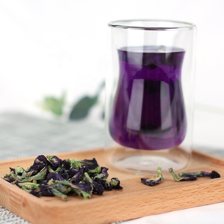 Organic Butterfly Pea Tea Organic Certified Premium Herbal Organic Tea Wholesale From Thailand Butterfly Pea Flower