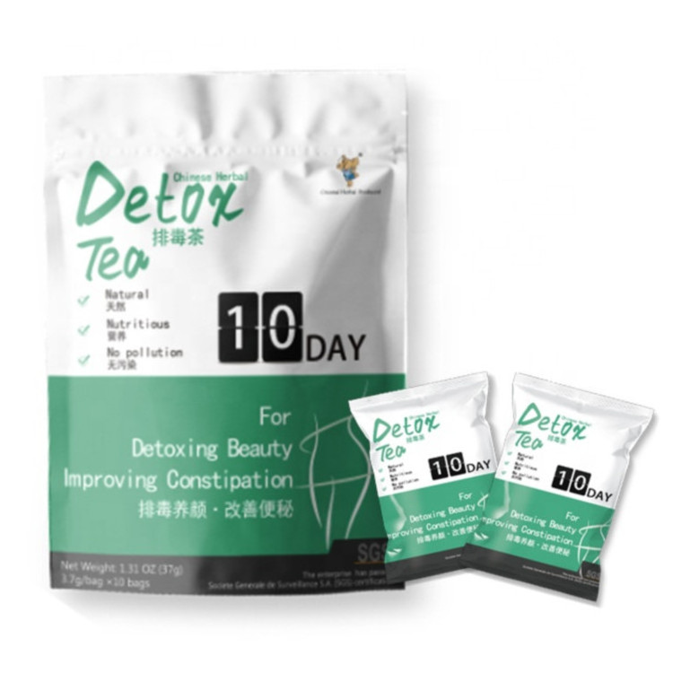 Private label detox tea 10 Day fitness slimming natural weight loss tea