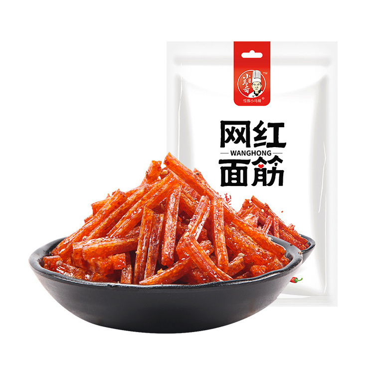 Hot sale Chinese tradition snacks bulk 70g pack spicy latiao snack