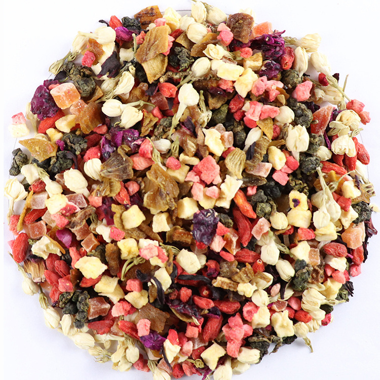 New Arrival Jasmine Strawberry Fruit Grain Tea Bulk Wholesale Mix Dried Flower Fruit Tea