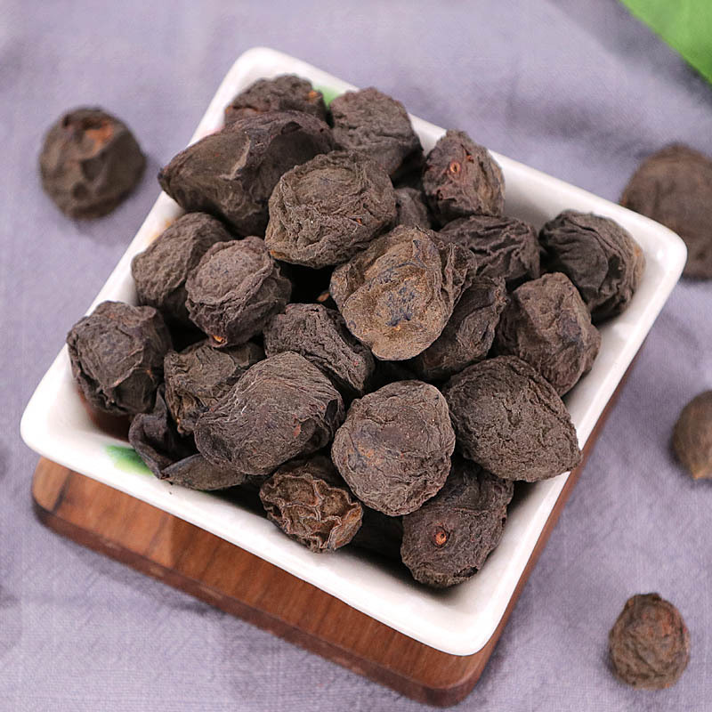 Chinese Wu mei dried fruit prunes dark plum smoked plums