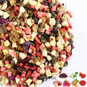 New Arrival Jasmine Strawberry Fruit Grain Tea Bulk Wholesale Mix Dried Flower Fruit Tea