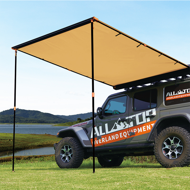 High Quality Waterproof Side Awning 2*2.0m Off Road for 2-4 Person 180 Degree Outdoor Tent customized Logo