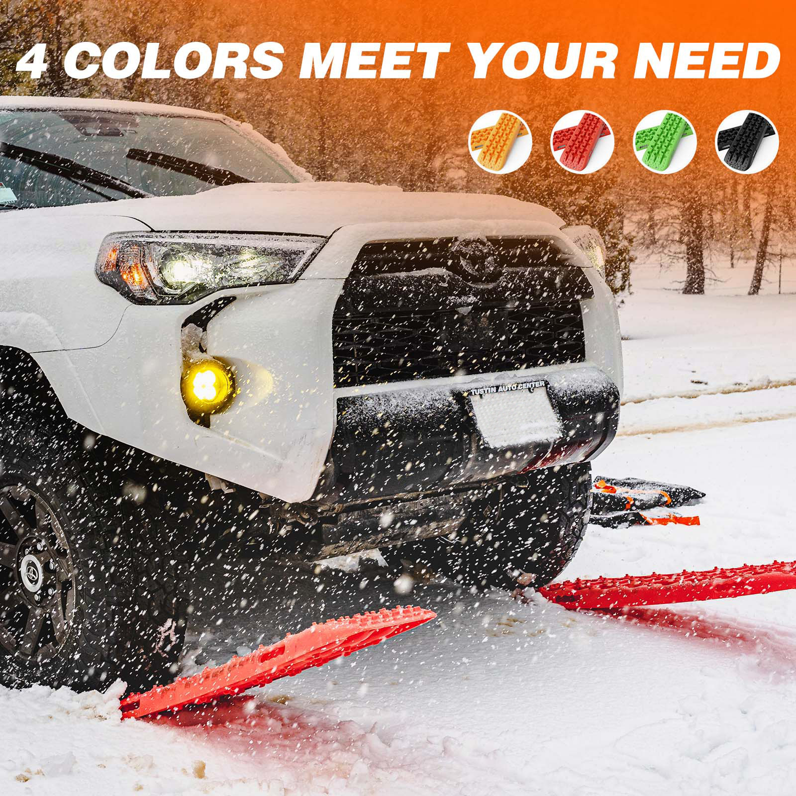 4X4 Offroad Sand Snow Mud Recovery Track Rescue Boards Anti-Skid Tire Ladder