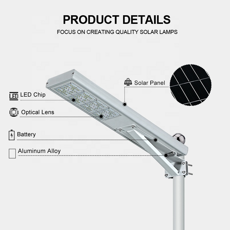 Alltop New Arrival Induction Outdoor Waterproof Ip65 120w Aluminum All In One Integrated Led Soler Street Light