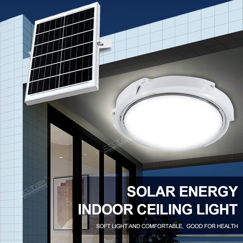 Modern Home Concise Design Waterproof Ip65 Remote Control 30W 50W 80W 100W 150W Solar Led Ceiling Light