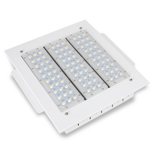 High Power Bridgelux High Bay Lights Outdoor Gas Station Smd Retrofit 100w Led Canopy Light