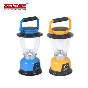 Alltop Outdoor Hand Power Generation Led Hanging Lanterns Rechargeable Solar Camping Light