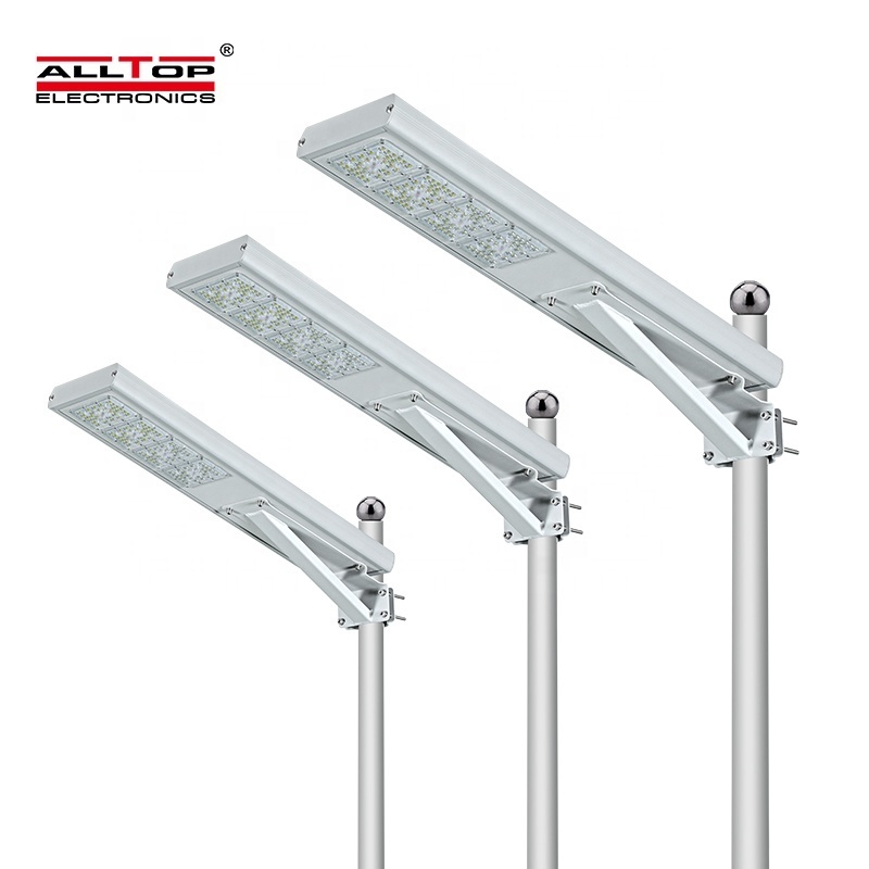 Alltop New Arrival Induction Outdoor Waterproof Ip65 120w Aluminum All In One Integrated Led Soler Street Light