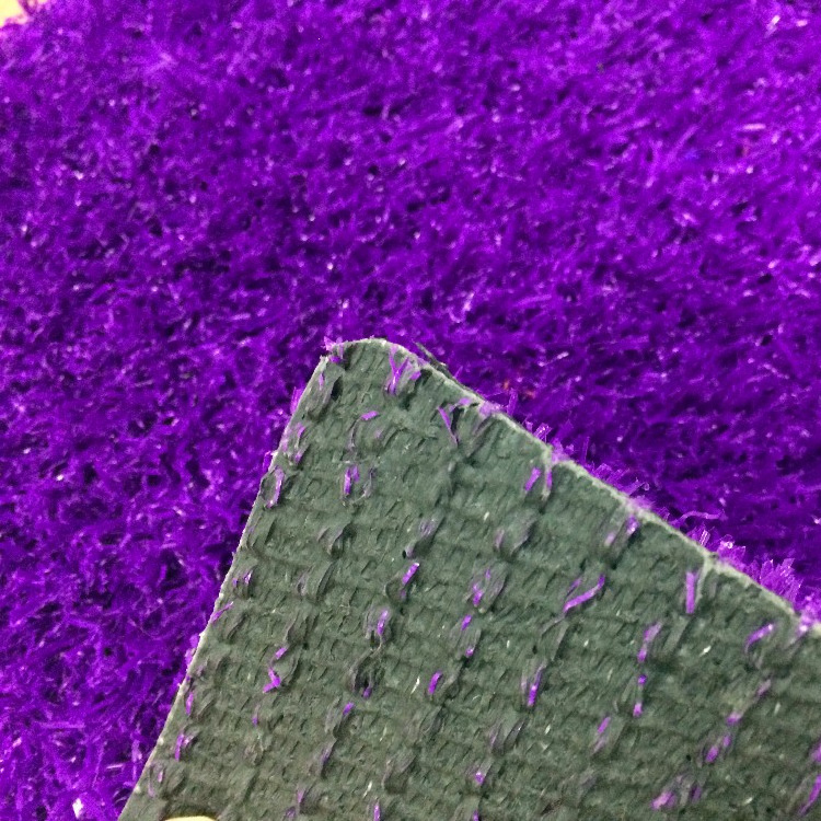 25mm non toxic purple UV protected colorful artificial grass for kindergarten kids playground