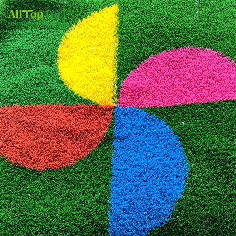 High popularity quick delivery lovely anime cartoon artificial grass for kid playground and kindergarten