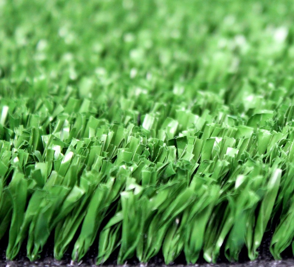 18mm slit film yarn artificial grass for tennis court runway basketball court