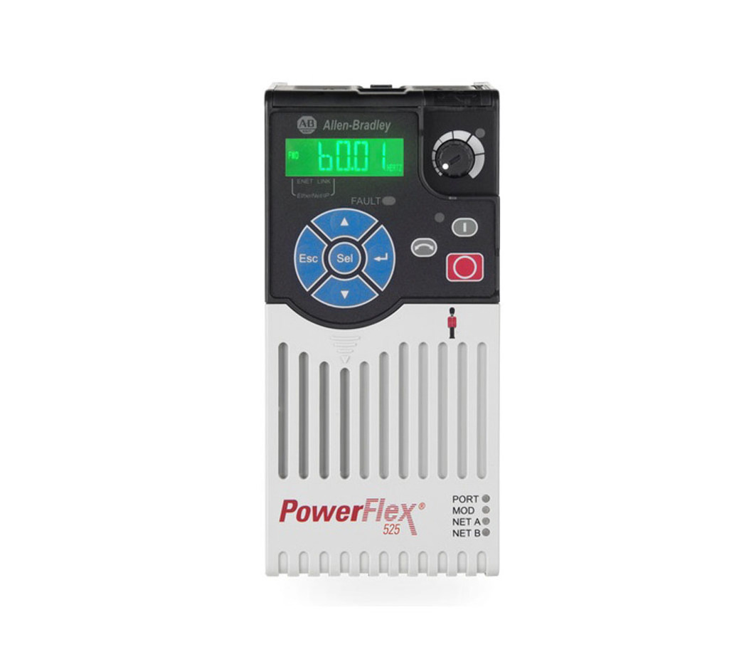 Inverter PowerFlex 525 0.75kW (1Hp) AC Drive Rockwell Controller Module 25B-D2P3N104