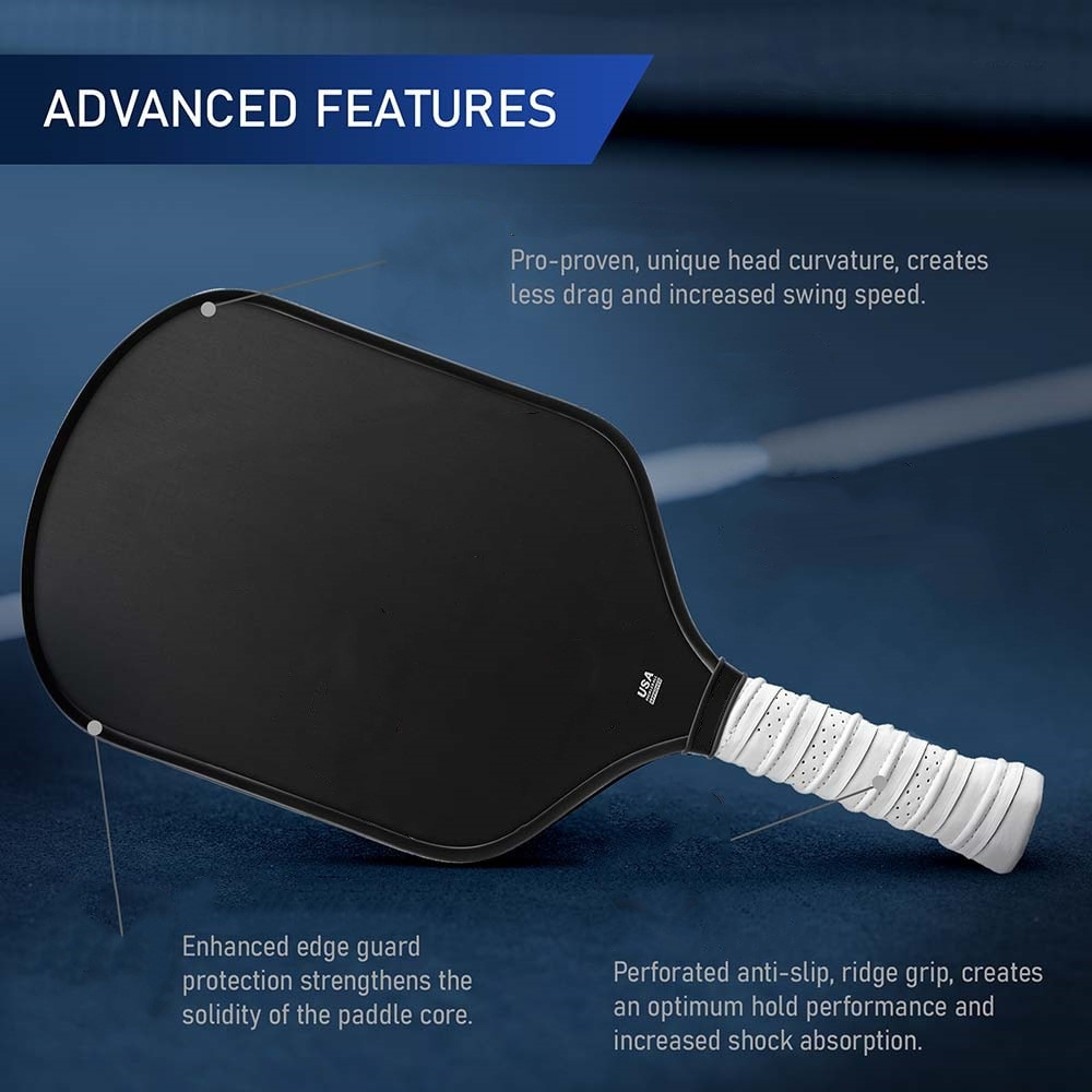 Usapa pickleball paddle high quality custom pickleball paddle carbon fiber pickelball paddle