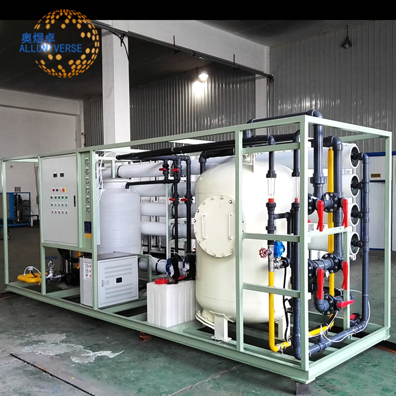 Small Yacht Desalination System Small Boat Desalinator Portable Seawater Desalination Plant