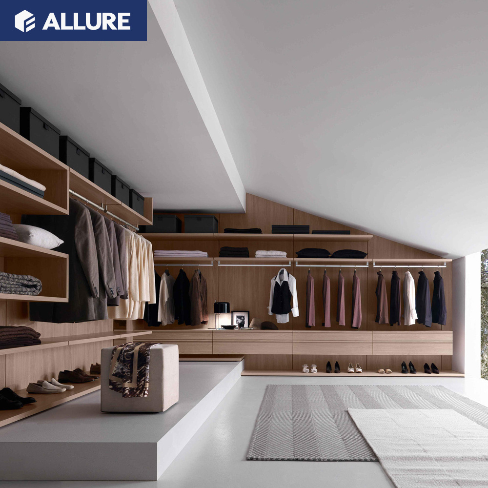 Allure small room designs single wooden drawer wardrobe closet for small bedroom