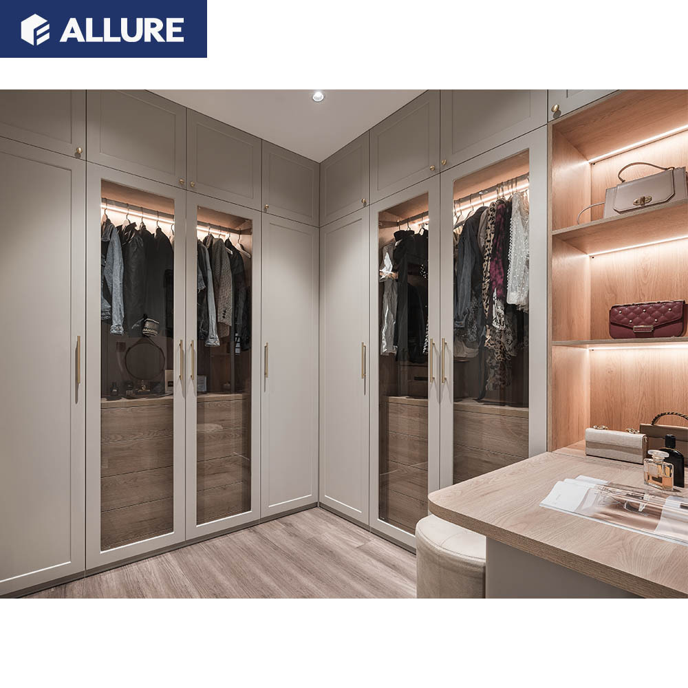 Allure Smart Wood Bedroom Maxime Home Pvc Home Furniture Wardrobe Customized Durable Modern Bedroom Cabinets