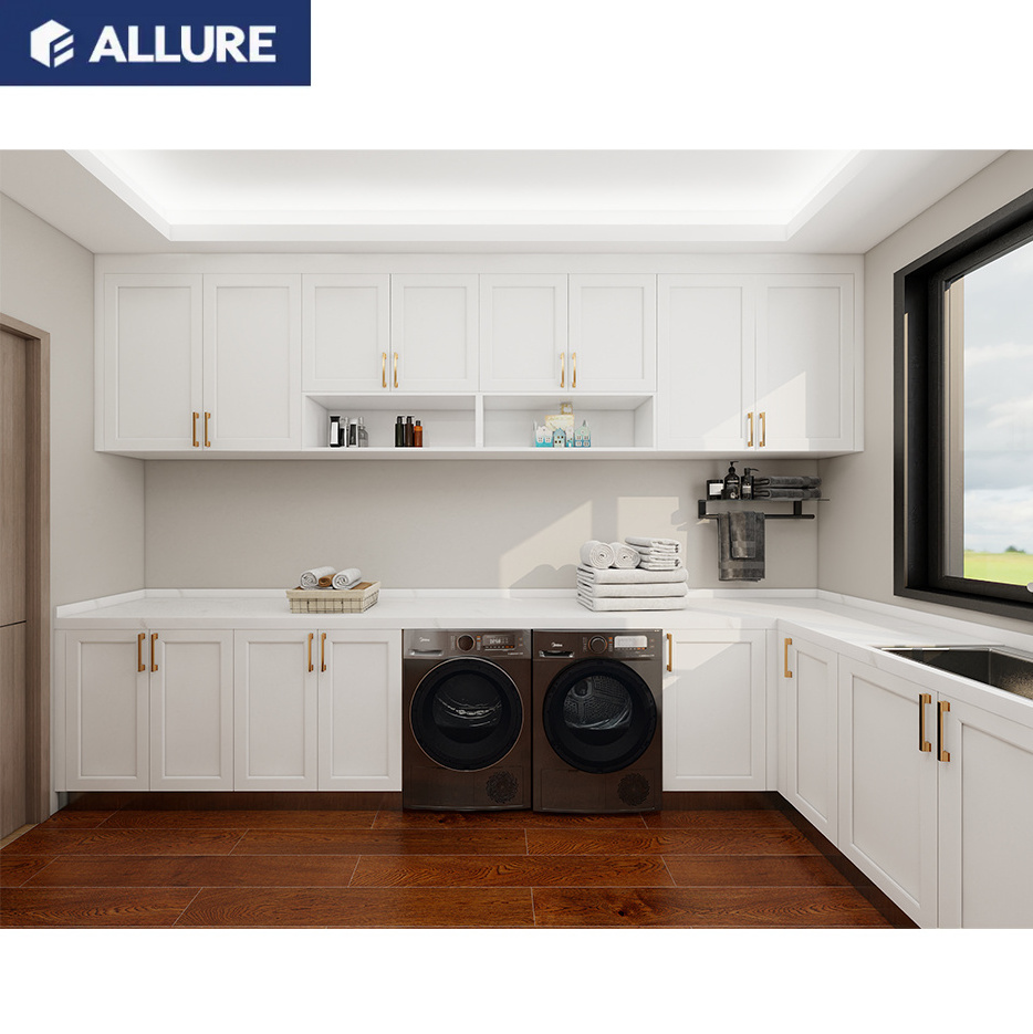 Allure Customize Portable Modern Mobile Home Furniture Modular Solid Wood Kitchen Cabinets