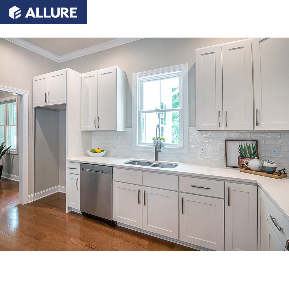 Allure Customize Portable Modern Mobile Home Furniture Modular Solid Wood Kitchen Cabinets