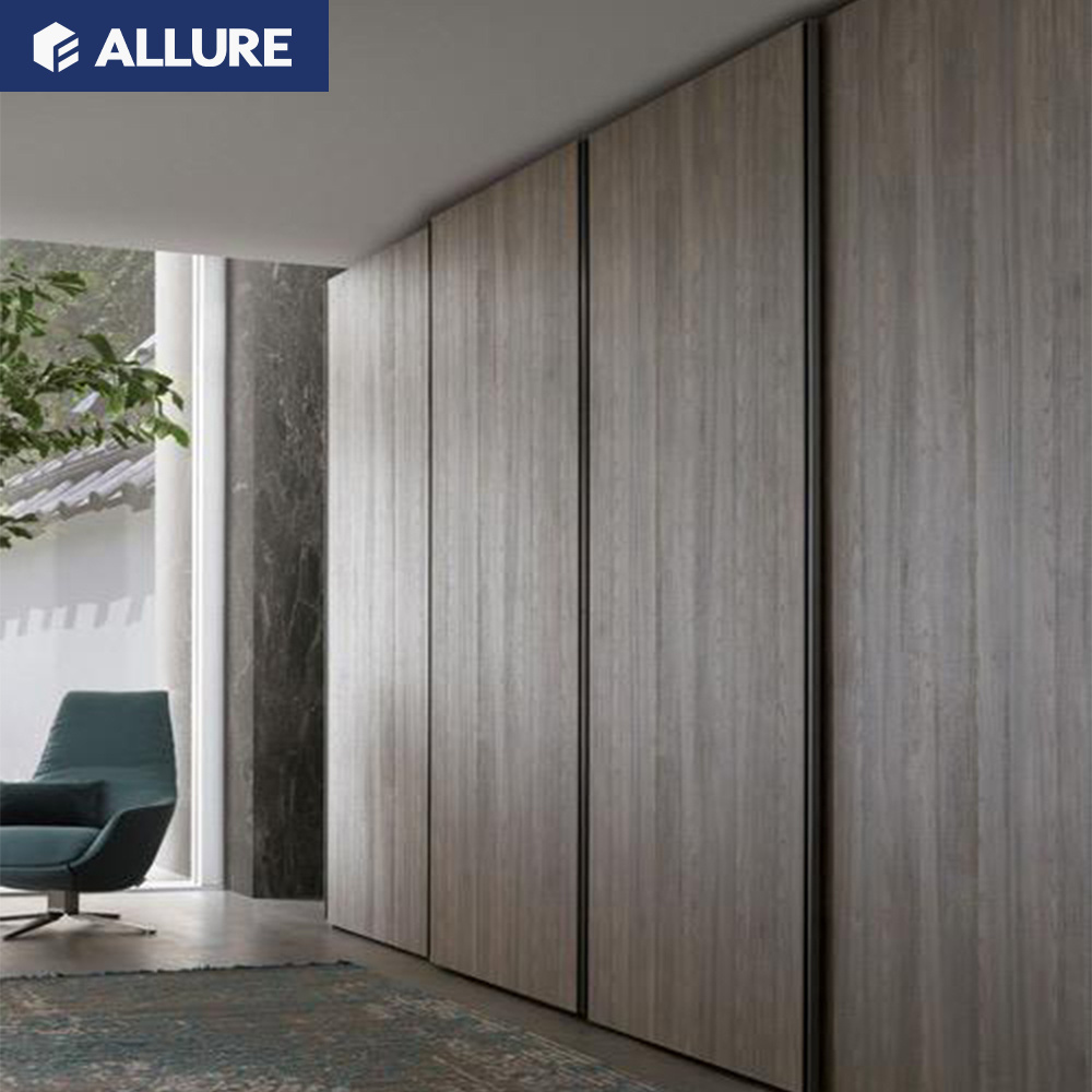 Allure double color wooden bedroom furniture amoires wardrobe design laminate colours combination