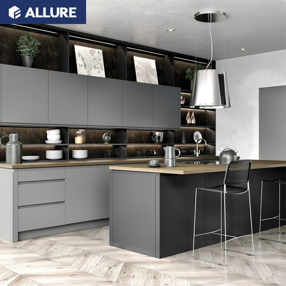 Allure APP Modern Style European Luxury Custom Kitchen Unite Modern Cabinets Customized Durable Wall Cabinets Lacquer