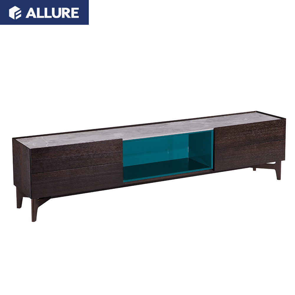 Allure Latest High End Custom Made French European Classic Style Design TV Stand Lift Include Cabinet