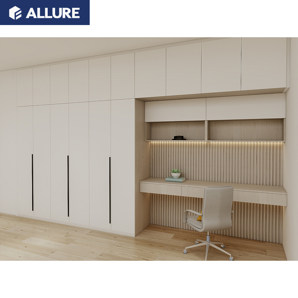 Allure Supplies Design Organization Complete Sets Soft Mirror Doors Narrow Furniture Modern Bedroom Wardrobe Install For Sale