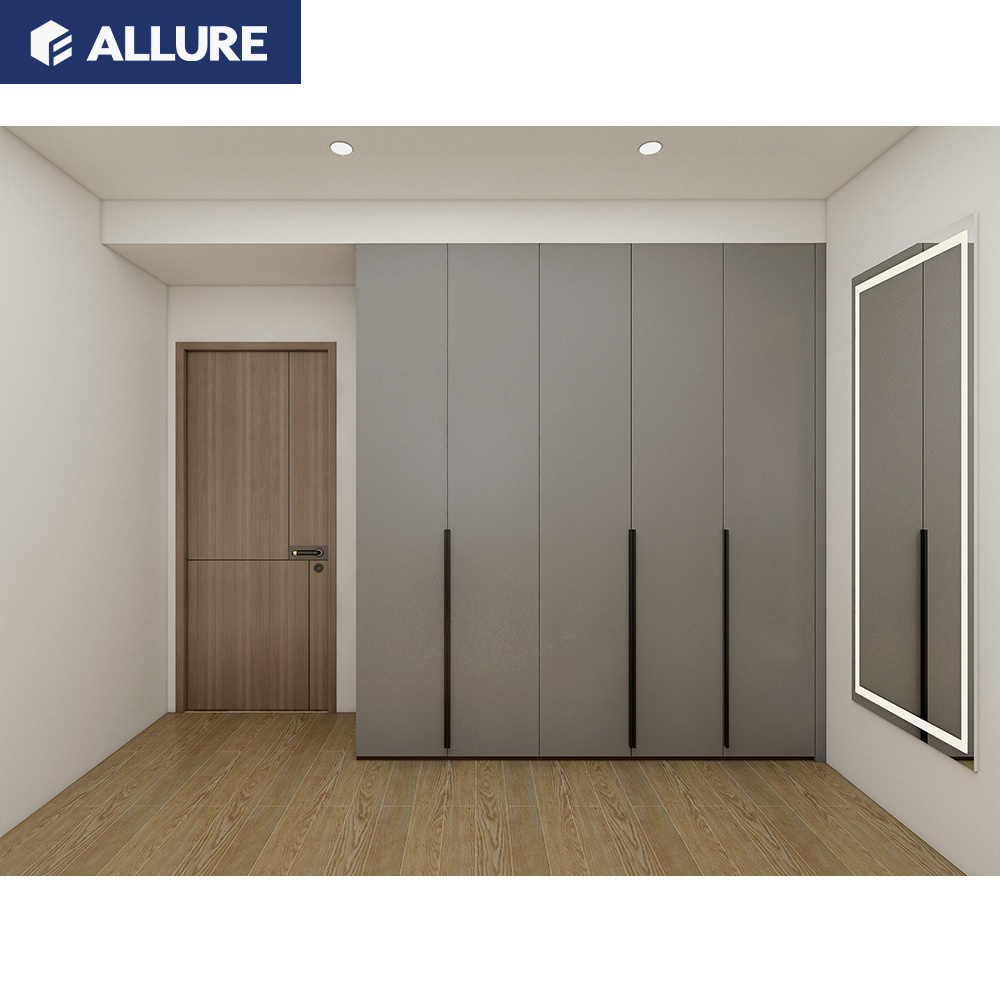 Allure Supplies Design Organization Complete Sets Soft Mirror Doors Narrow Furniture Modern Bedroom Wardrobe Install For Sale