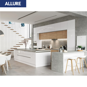 Allure Engineering Wholesale Custom Made Acrylic Apartment Smart Used Kitchen Cabinets Craigslist Modern