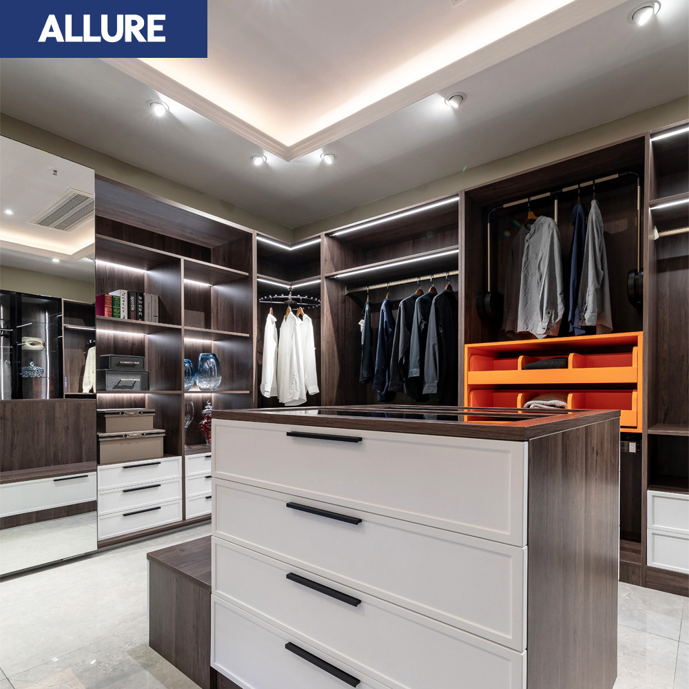 Allure Millwork Joinery Luxury Design Free Standing Antique Living Room Oak Wooden 4 Doors Waldrope Wardrobe Bedroom Closet