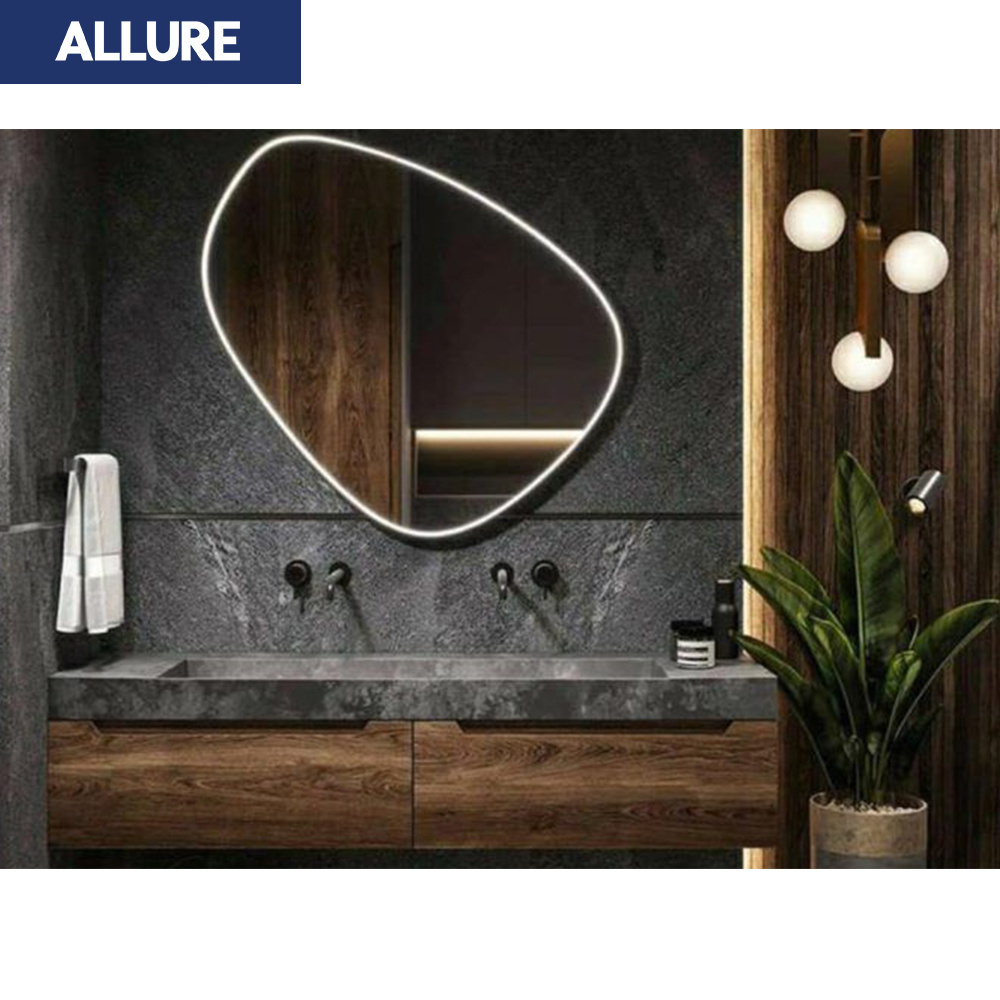 Allure Joinery Millwork Design Storage Fiber Mirror Under Sink Basin Bagno Automatic Bathroom Sink Cabinets Modern Luxury Vanity