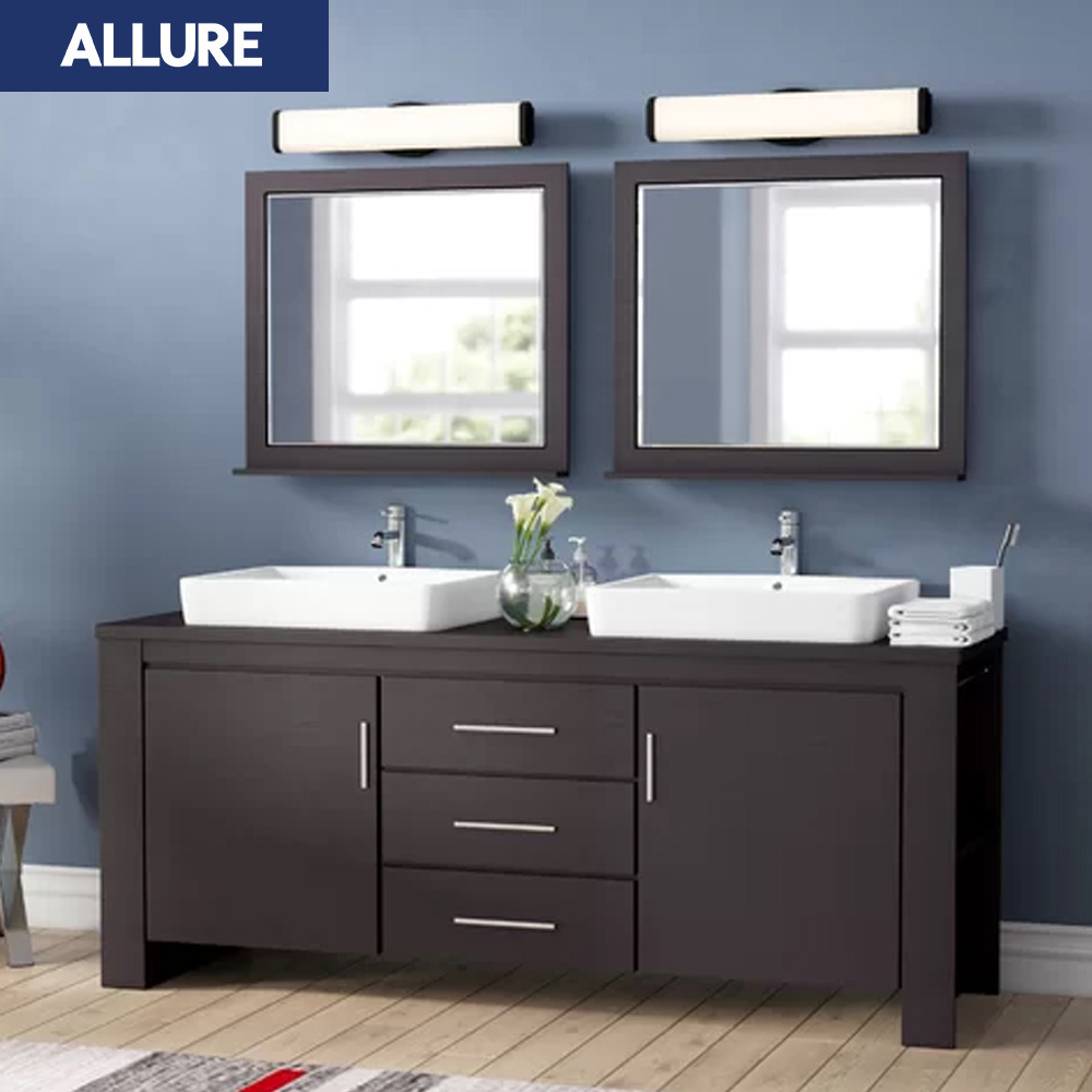 Allure Furniture Small Mobile Bagno Wall Hung Joinery High Gloss Durable Storage Luxury Design Bathroom Vanity Cabinet Modern