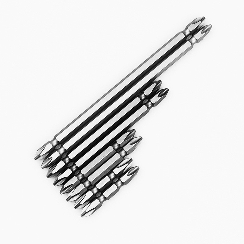 1/4'' PH2 Hex magnetic screwdriver bits length 65mm double end bit phillips Power screw driver bits