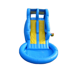 Custom Outdoor Fun Inflatable Climb Water Slide Bouncy Castle Combo Inflatable Wet Slide with Pool