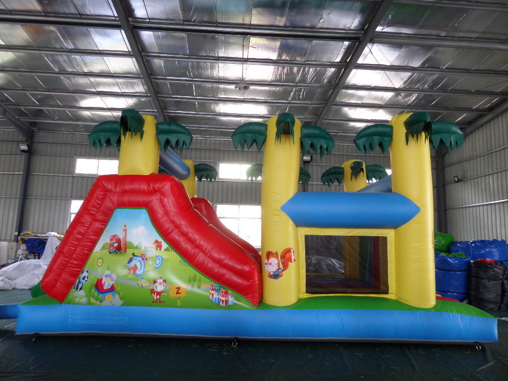 Custom Made Water Rock Climbing Slide Super Quality Inflatable Water slide with Climbing Wall