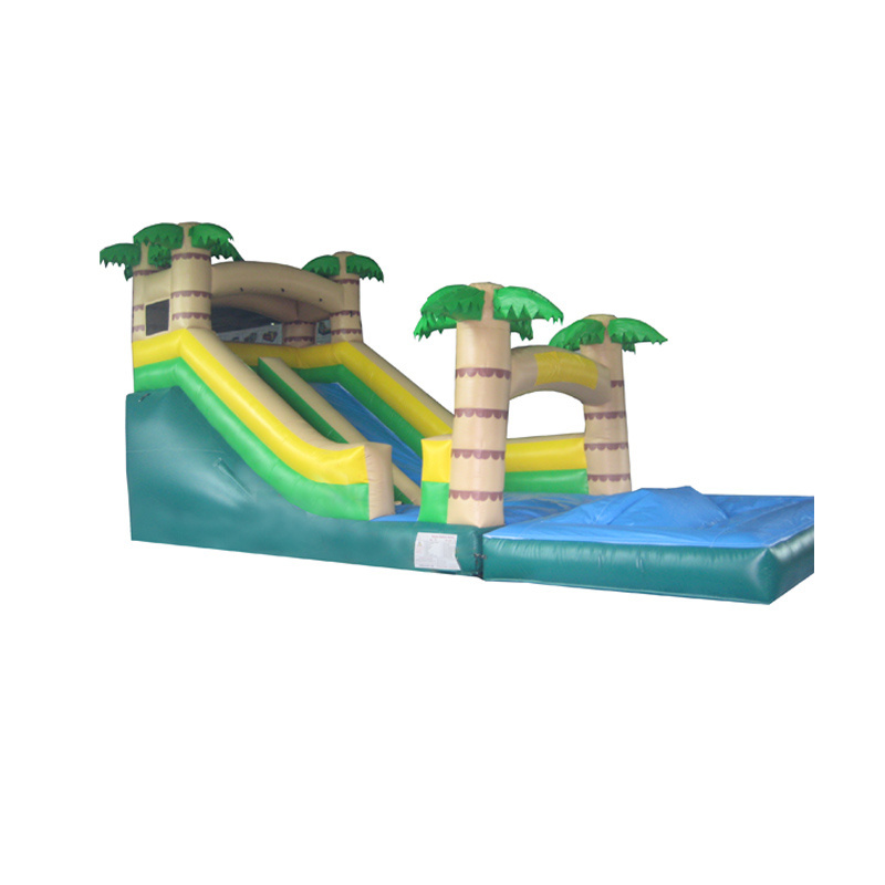 Huge Commercial Kids Adult Long Lane Inflatable Splash Water Slide Aqua Park Slide Inflatables for Fun Park