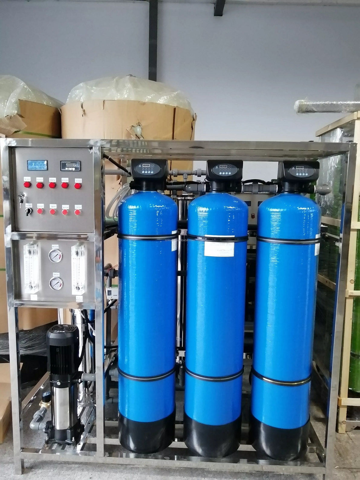 allway tech brand reverse osmosis system machine for living areas and schools