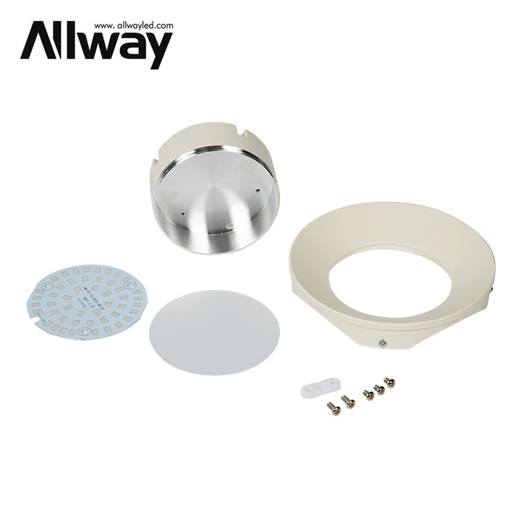 Allway Small SIze Center Installation Down Light Housing LED Recessed Downlight SKD Fixture